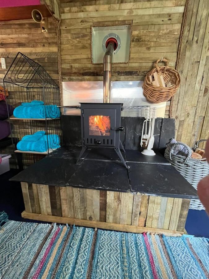 Budget Stay, In Lovely Private Setting With Rustic Charm, Log Burner, Fire Pit, Campers Kitchen & Eco Loo No Bedding Supplied Narberth Exterior photo