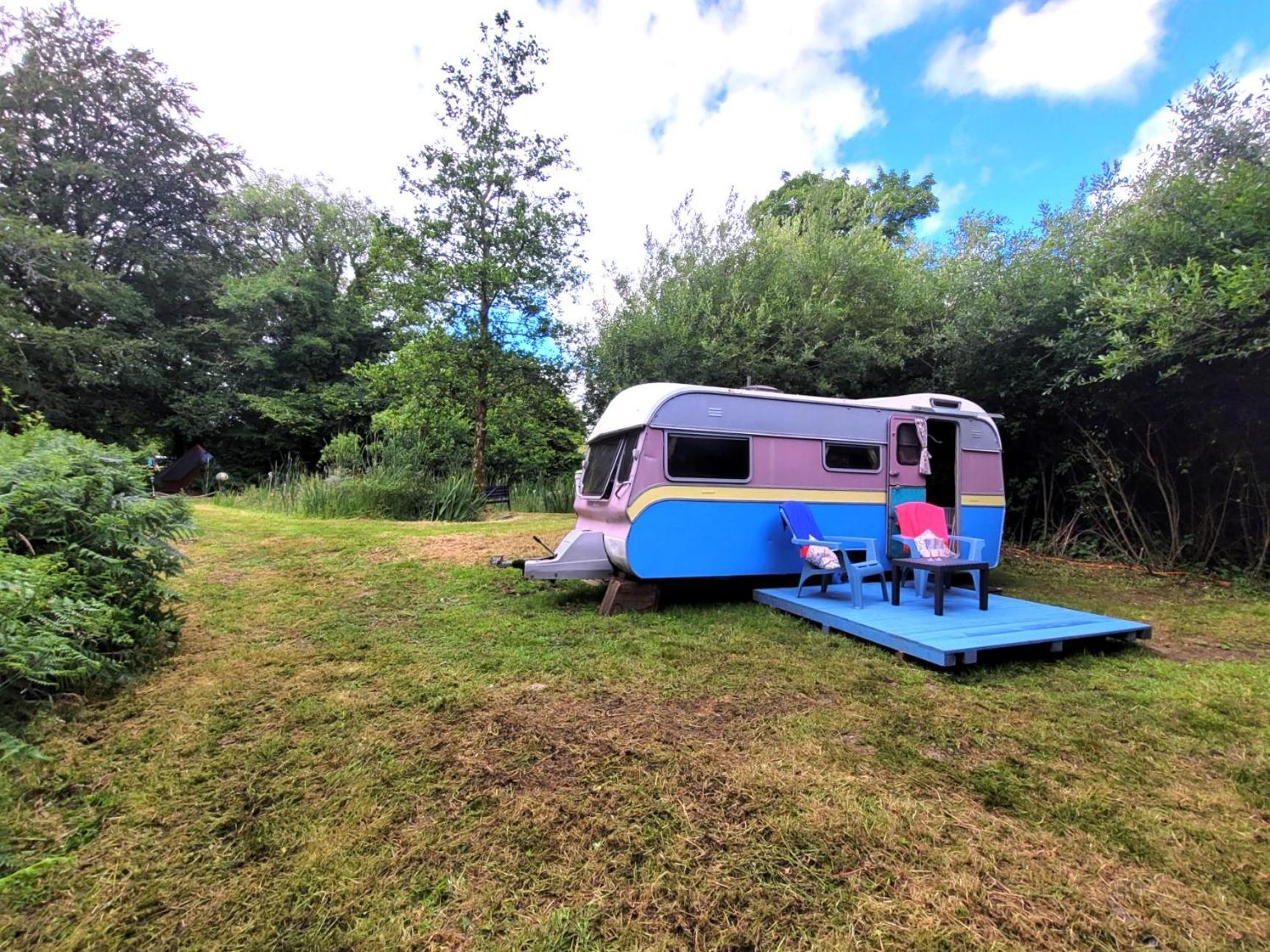 Budget Stay, In Lovely Private Setting With Rustic Charm, Log Burner, Fire Pit, Campers Kitchen & Eco Loo No Bedding Supplied Narberth Exterior photo
